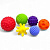 Набір тактильних мʼячиків (6 штук у комплекті) MIC TKT6