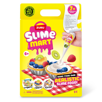 Ігровий набір зі слаймами SLIME MART серії Shopping Bag – ФРУКТОВИЙ ТАРТ Slime Mart 15901E