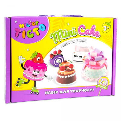 Набір для творчості Містер тісто. Mini Cake Strateg, укр Strateg 41007