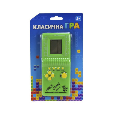 Дитяча інтерактивна іграшка "Класична гра Тетріс" 725-60(Green) зелений