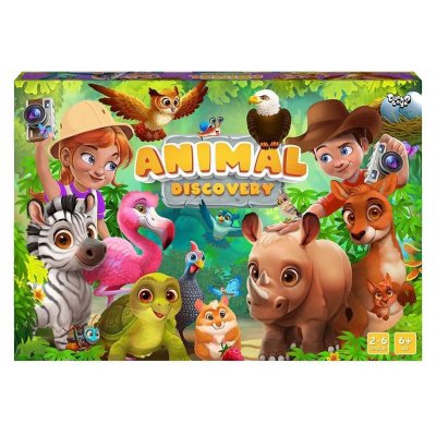 Настільна гра Animal Discovery (укр) Dankotoys G-AD-01-01U