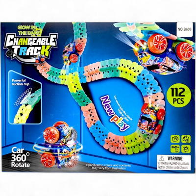 Трек з машинкою Changeable Track, 112 деталей MIC B608