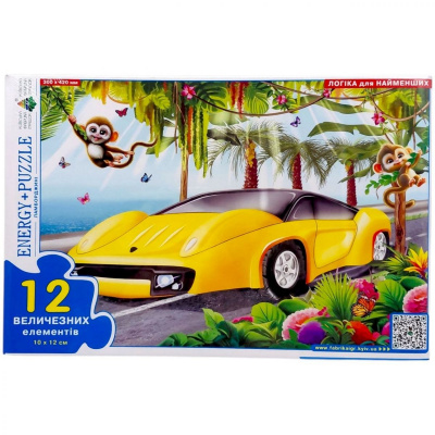 Гра-пазл (12 елементів) Ламборджині Київська фабрика іграшок 88489