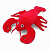 Мʼяка іграшка Рак, червоний, 30 см (з лапками) Копиця 00287-8