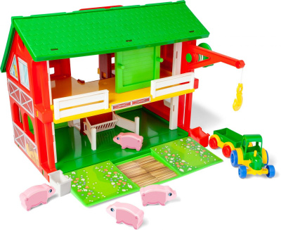 Ігровий набір Play House. Будиночок-ферма Wader 25451
