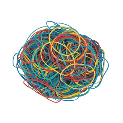 Гумки для грошей кольорові, 50 г Axent D4620