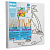 Набір для творчості: Розвиваюча розмальовка з гіпсовими фігурками Звірята (25x25 см) Riviera Blanca КГ-003