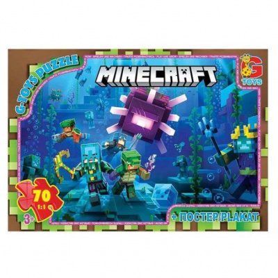 Пазли із серії Minecraft (Майнкрафт), 70 ел Gtoys MC802