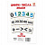 Картки великі Цифри А5 (36 карток 20х15) ЗІРКА 71358