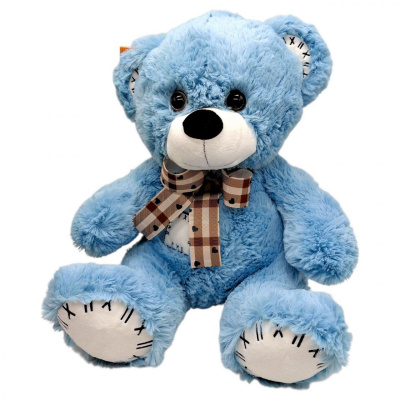 Мʼяка іграшка Ведмедик Вєня (БЛАКИТНИЙ) 37 см. Копиця 00017-7