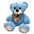 Мʼяка іграшка Ведмедик Вєня (БЛАКИТНИЙ) 37 см. Копиця 00017-7