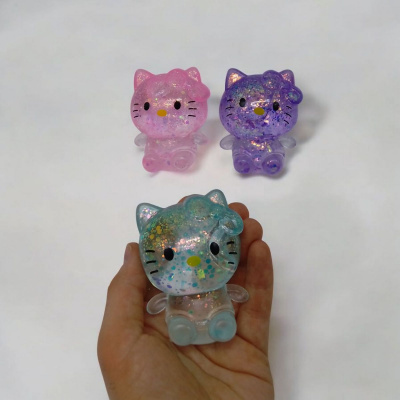 Антистрес жуйка-тягучка Hello Kitty 8 см, мікс, 1 штука MIC MS-24-11-103