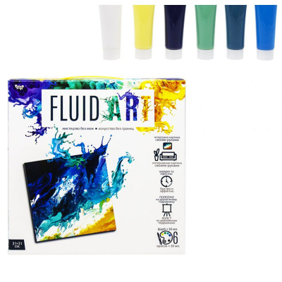 Набір для творчості Fluid art Dankotoys FA-01-02