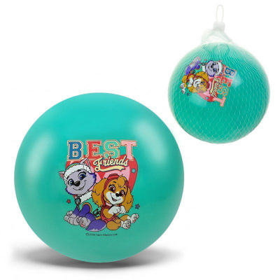 Мʼяч гумовий, 15 см, Paw Patrol / Щенячий патруль, 50 гр (БІРЮЗОВИЙ) MIC PP2520