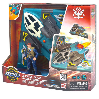 Ігровий набір A.C.I.D. AIRZ B-2 Fighter Jet/МорфоЗор Винищувач AIRZ B-2, 535200 A.C.I.D 535200
