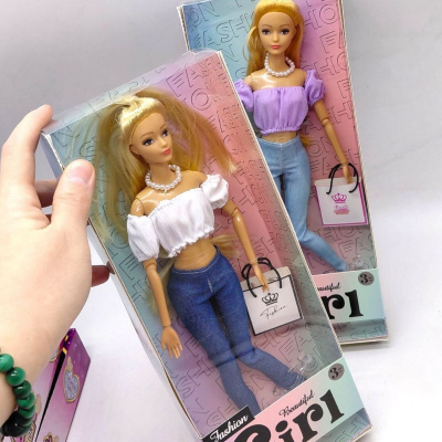 Лялька Beautiful Girl у стильному образі, 29см (БІЛА) MIC XD119-3