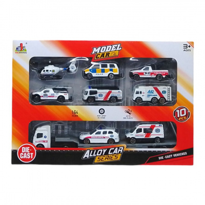 Набір металевих машинок Model car: Швидка допомога DESONG DS047