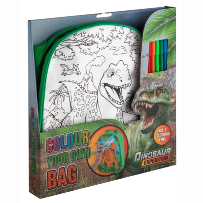 Dinosaur Expedition Рюкзак-розмальовка з фломастерами Moxy 990192