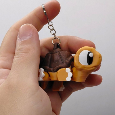 3D Брелоки CUTE TORTOISE / ЧЕРЕПАХА, Keychain, 3D друк OYTOY 03004100