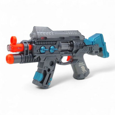Автомат музичний Sharp shooter, звук, світло (бірюзовий) MIC DF-31218A