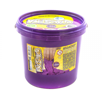 Кінетичний пісок KidSand, фіолетовий, 1200 г Dankotoys KS-01-04