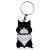 Брелок 3d друк КОТИК З ПРУЖИНОЮ (ЧОРНИЙ), KEYCHAIN MIC KCHN135