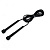 Скакалка MS 4631(Black) чорний, довжина шнура 260 см