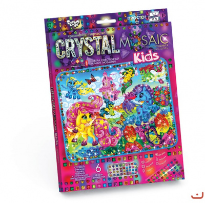 Набір для креативної творчості CRYSTAL MOSAIC KIDS, Поні MiC CRMk-01-01