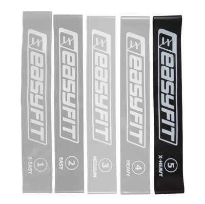 Резинка для фітнесу, #5 x-heavy, чорний EasyFit EF-1813-5