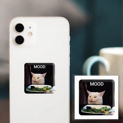 3D стікер Diet mood (ціна за 1 шт) Tattooshka SX-132