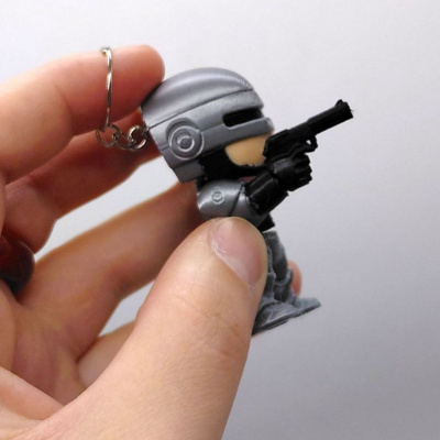 3D Брелоки HERO ROBOCOP / РОБОКОП, Keychain, 3D друк OYTOY 04009100