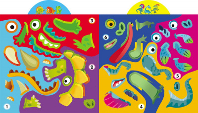 Книга Играйка-Развівайка. Динозаври, 75 наклейок (укр) Crystal Book F00024852