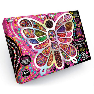 Набір намистин для плетіння Charming Butterfly Dankotoys CHB-01-01