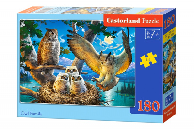 Пазли Совине сімейство, 180 елементів Castorland B-018437