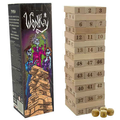 Розважальна гра Wonky (рус) Strateg 30358