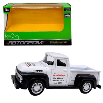 МАШИНА АВТОПРОМ (металева) PICKUP (БІЛИЙ) Автопром AP7416