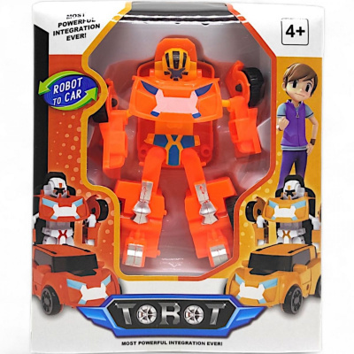 Робот-трансформер Тобот (Tobot), 11 см, помаранчевий MIC XG272
