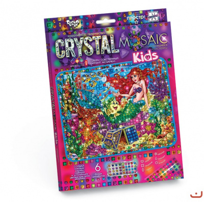 Набір для креативної творчості CRYSTAL MOSAIC KIDS, Русалочка MiC CRMk-01-05