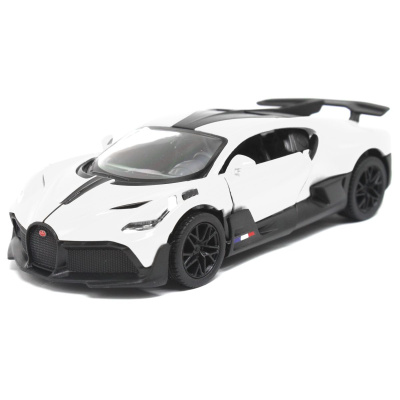 Машинка металева Bugatti Divo 5, білий Kinsmart KT5442W