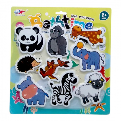 Набір для ванної Тварини, 9 фомових фігурок SEN YAN TOYS SY1072-3/SY1072-2/SY1072-
