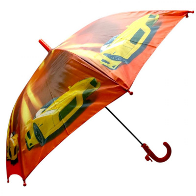Дитяча парасолька (ЧЕРВОНА) З (МАШИНОЮ) MIC д0155
