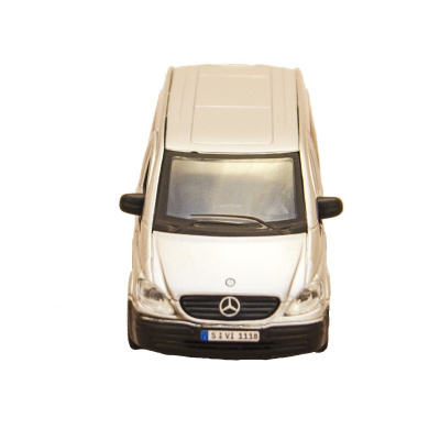 Машинка металева- Mercedes-Benz Vito (асорті сріблястий, чорний1:32) Bburago 18-43028