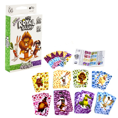 Карткова гра The Royal Bluff: їстівне-неїстівне (укр) Dankotoys RBL-02-01U