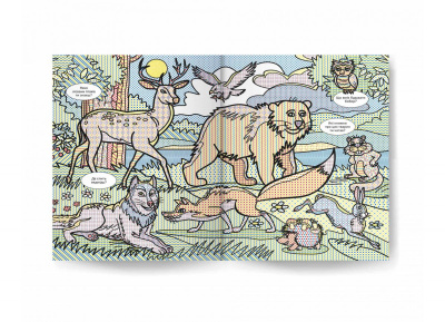 Книга Водяна розмальовка Віммельбух: Дикі тварини (укр) Crystal Book F00029323
