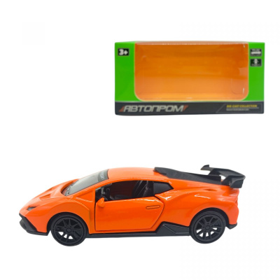 МАШИНА. АВТОПРОМ 1:39 LAMBORGHINI (ПОМАРАНЧЕВА) Автопром AP43111