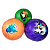 Іграшка мʼяч гумовий, 22 см, мікс видів, 1 штука jumpopo JPP10