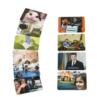 Настільна гра Мемні котики 16+ (укр) Strateg 30734