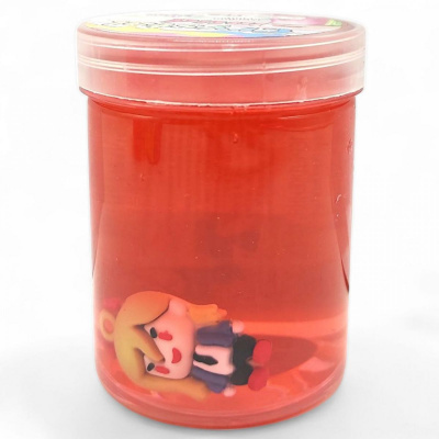 ІГРАШКА-АНТИСТРС СЛАЙМ З ФІГУРКОЮ Герої Аніме (ЧЕРВОНИЙ) MIC C24207