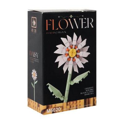 Конструктор дитячий Flower M5026-20 елементи для створення стебла та пелюсток