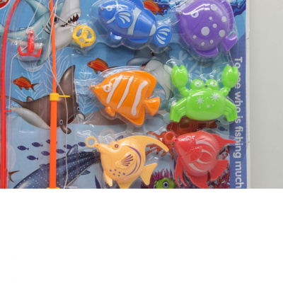 Магнітна рибалка Fishing game (10 риб, 2 вудки) HUAN LE 555-226